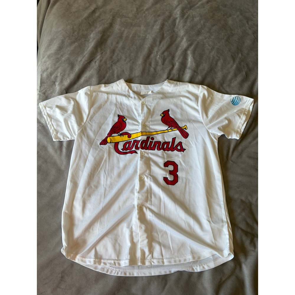 St Louis Cardinals Carlos Beltran 3 Baseball Jersey White Match Up Promotions XL